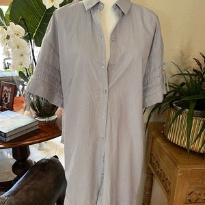 Victoria Beckham Striped cotton dress